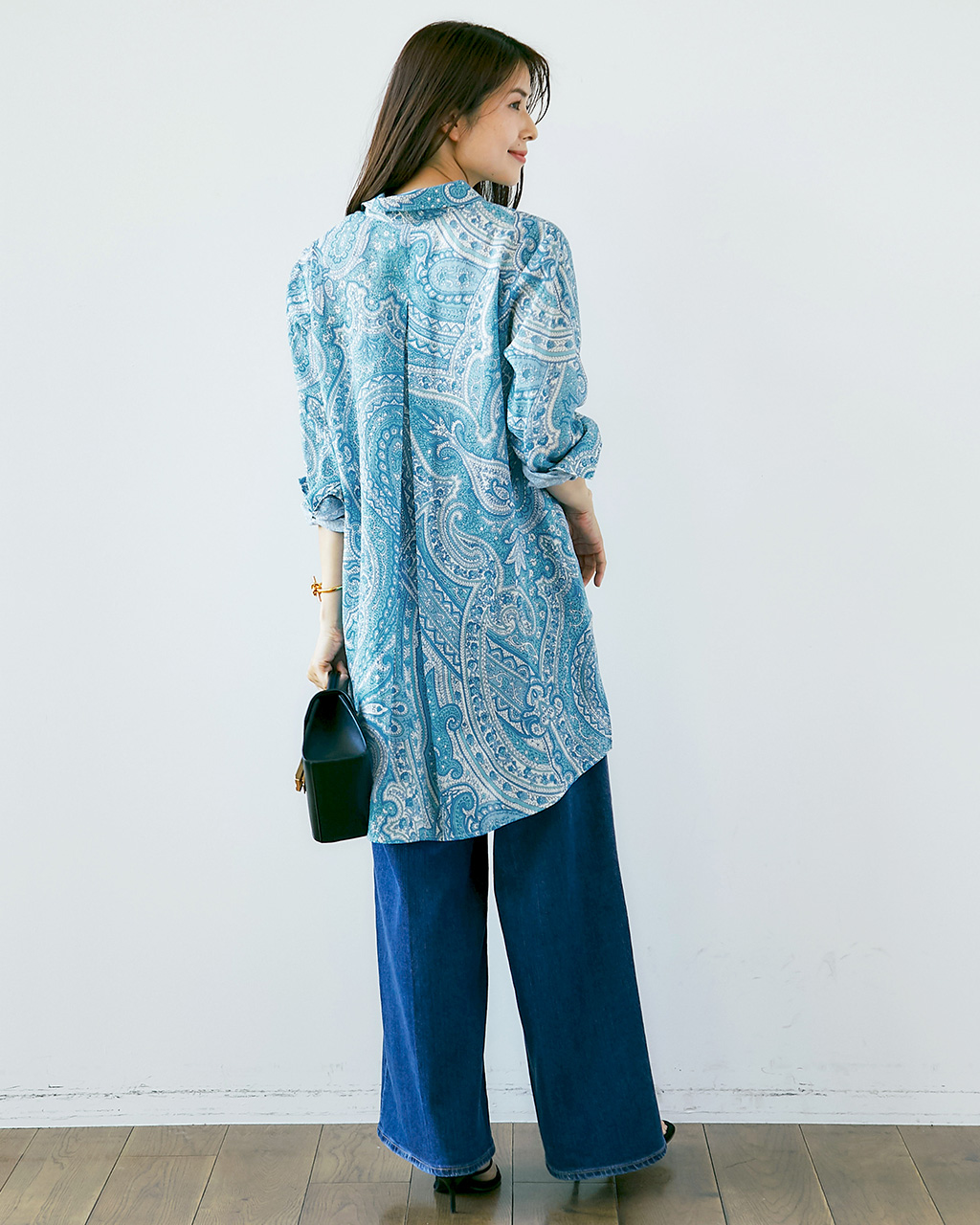 シアーラミー・ロングシャツ 詳細画像