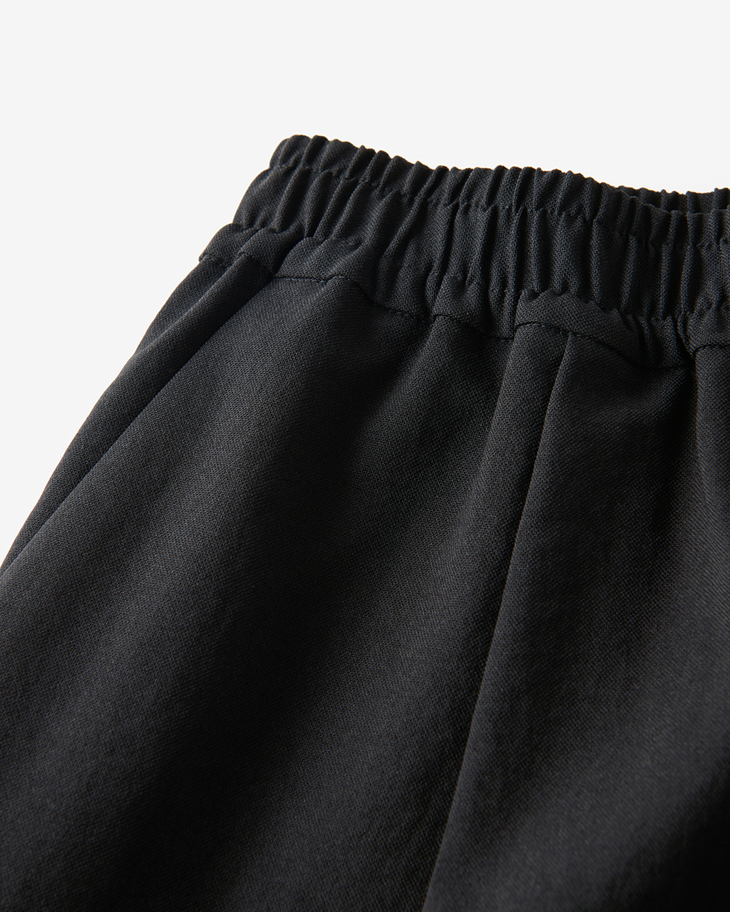 リネンタッチ・タックストレートパンツ68cm 詳細画像