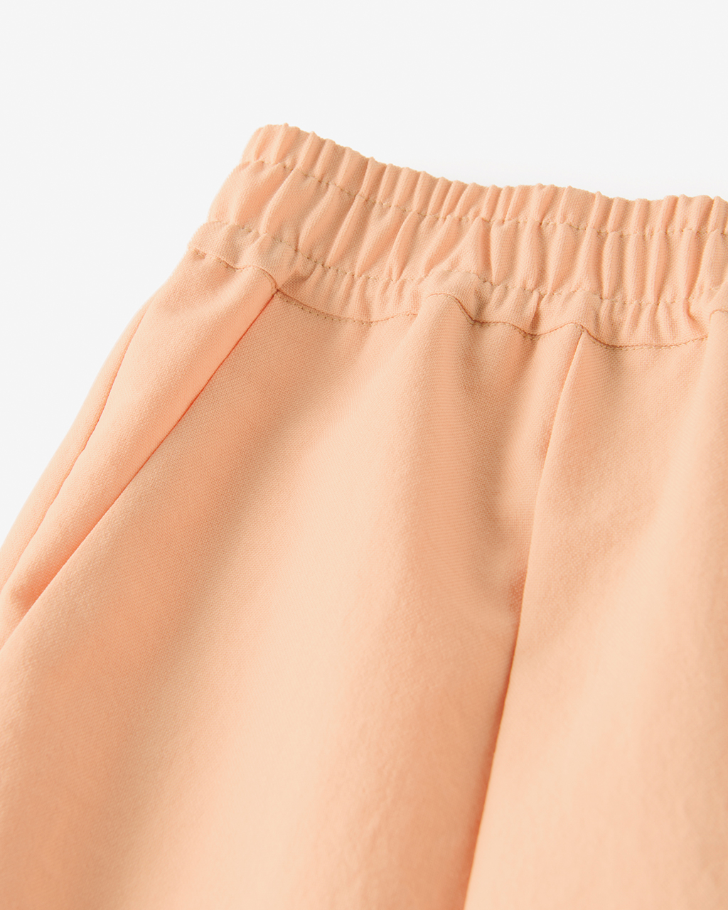 リネンタッチ・タックストレートパンツ68cm 詳細画像 サーモンピンク 2