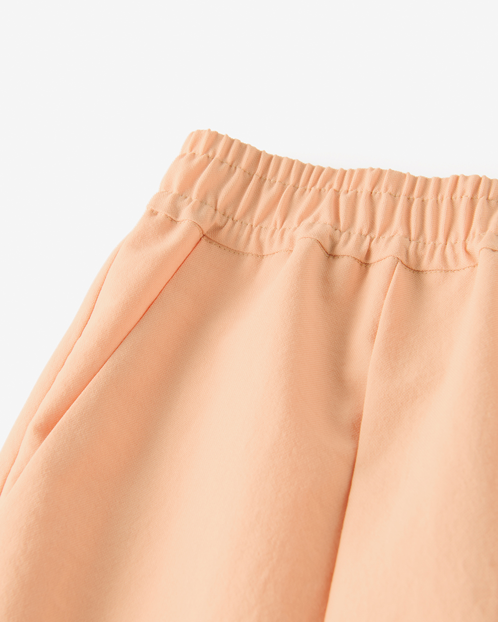 リネンタッチ・タックストレートパンツ63cm 詳細画像