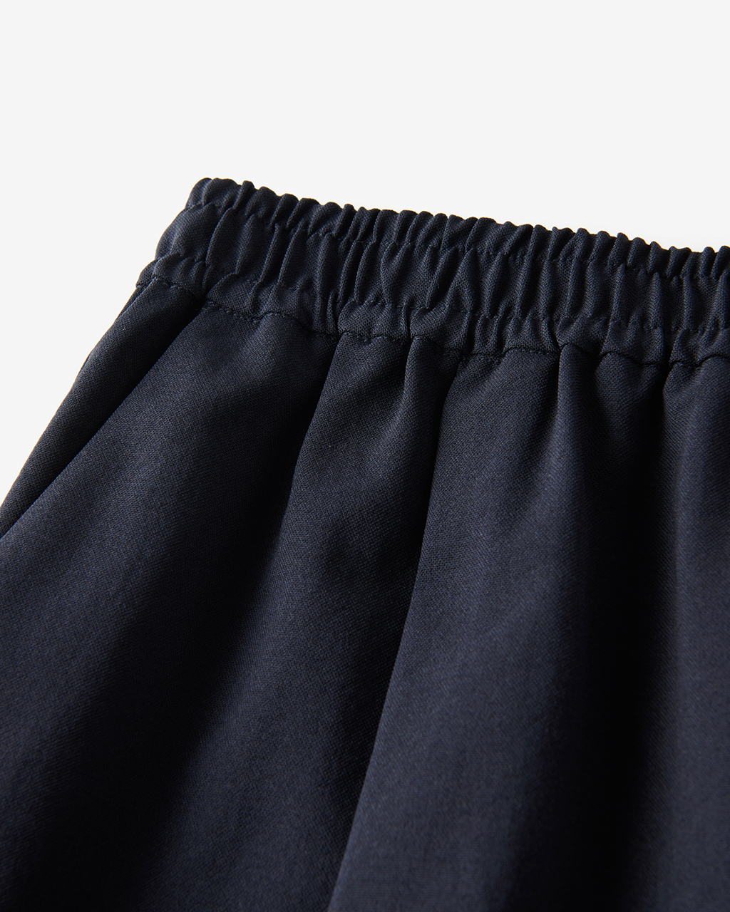 リネンタッチ・タックストレートパンツ63cm 詳細画像