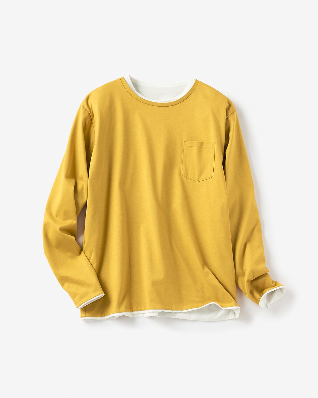 レイヤードリバーシブルTシャツ/長袖 詳細画像