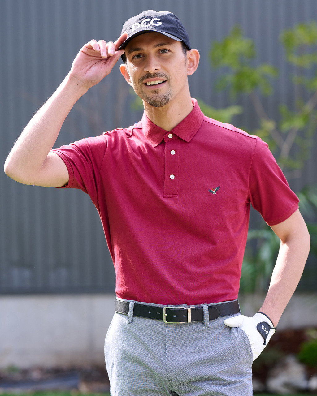 エクストラクリーン鹿の子ポロ・胸刺しゅう 半袖